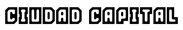 Ciudad Capital font preview